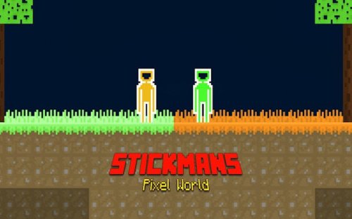 Stickmans Pixel World Adventure Game
