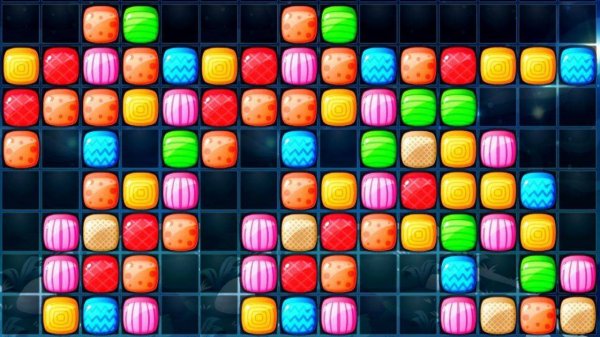 Colorful Block Alignment Puzzle