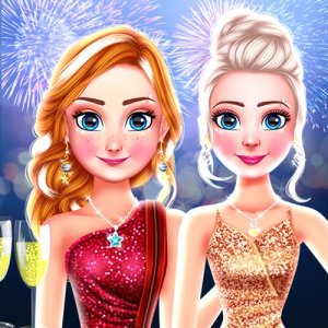 Frozen Princess New Year's Eve Dress Up Game Fashion Game