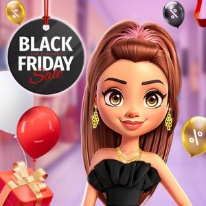 Lovie Chics Black Friday Shopping Online Girl Game