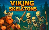 Vikings VS Skeletons - Classic Viking Action Game