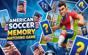 American Soccer Memory Matching Game - Free Online Card Match Puzzle Puzzle Game