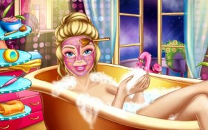Barbie Beauty Bath Spa & Makeover Online Dress Up Game