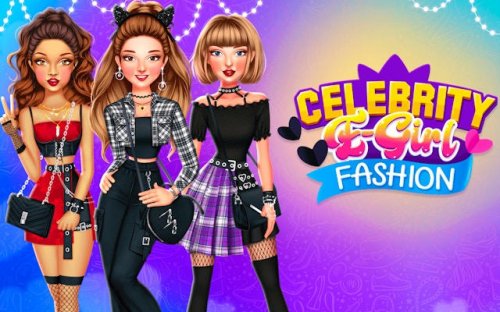 Celebrity E-Girl Fashion Stylist Game
