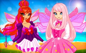 Fairies Heart Style Dress Up Online Game - Dress Up Game