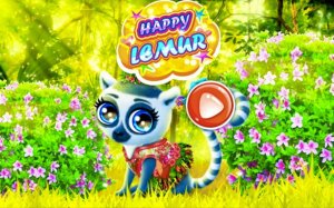 Happy Lemur: Baby Lemur Care & Makeover Online Pet Game