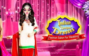 Indian Designer Dresses Fashion Salon for Wedding - Bridal Makeover Online Dress Up Game