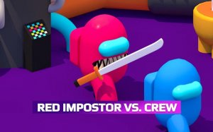 Red Impostor vs. Crew - Online Strategy Game, Stealth Puzzle Game