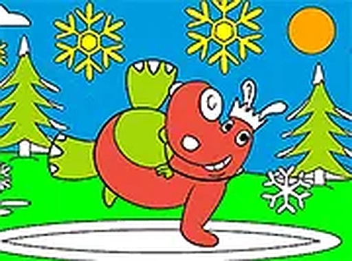Snowy Canvas Drawing Studio